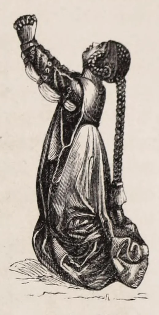 An illustration from Den kyrkliga konsten under Sveriges medeltid, 1875, leaf 85