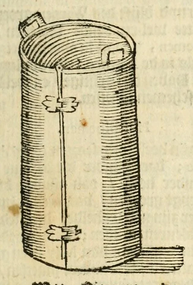 An illustration from Den nederlandtsen hovenier : zijnde het I. deel van het Vermakelijck land-leven, beschrijbende alderhande princelijke en heerlijcke lusthoven en hofsteden; en hoeman de selve, met veelderley uytnemende boomen, bloemen en kruyden, kan beplanted, bezaeyen, en vercieren ..., 1699, leaf 49