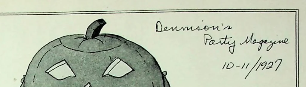 An illustration from Dennison's Party Magazine 1927, 1927, leaf 160