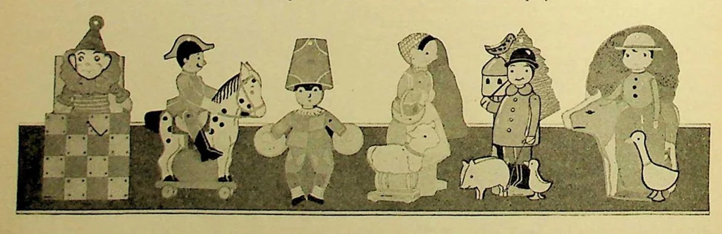An illustration from Dennison's Party Magazine, Nos. 1, 2, and 6, 1928, 1928, leaf 85