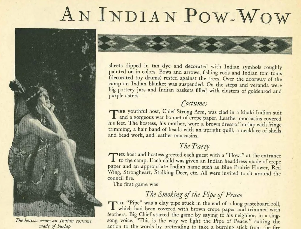 An illustration from Dennison's Party Magazine July 1928, 1928, leaf 7