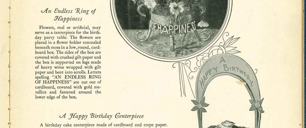 An illustration from Dennison's Party Magazine July 1928, 1928, leaf 8