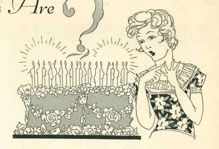 An illustration from Dennison's Party Magazine July 1928, 1928, leaf 8