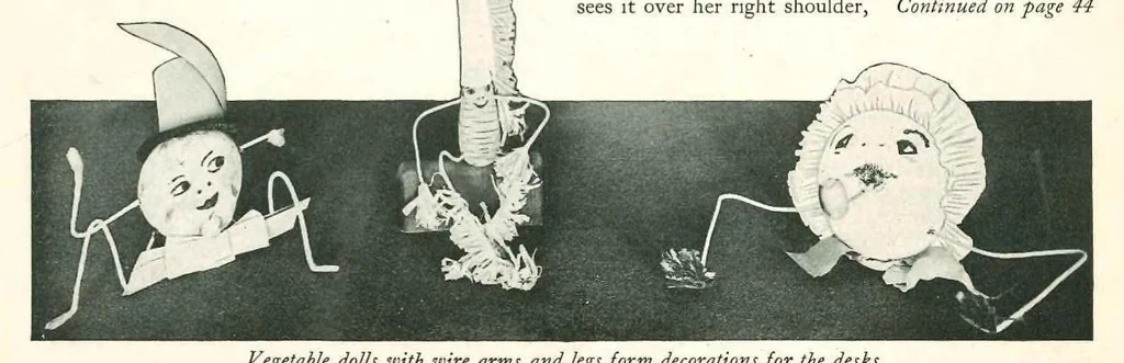 An illustration from Dennison's Party Magazine October 1928, 1928, leaf 17