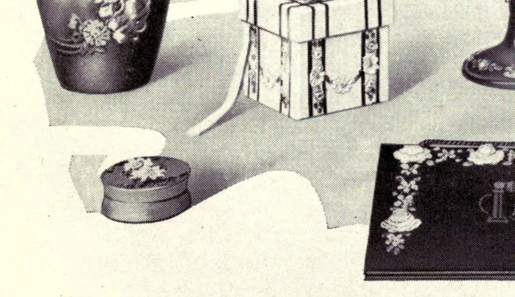 An illustration from Dennison's Christmas book : suggestions for Christmas, New Years and Twelfth night parties, 1922, leaf 25