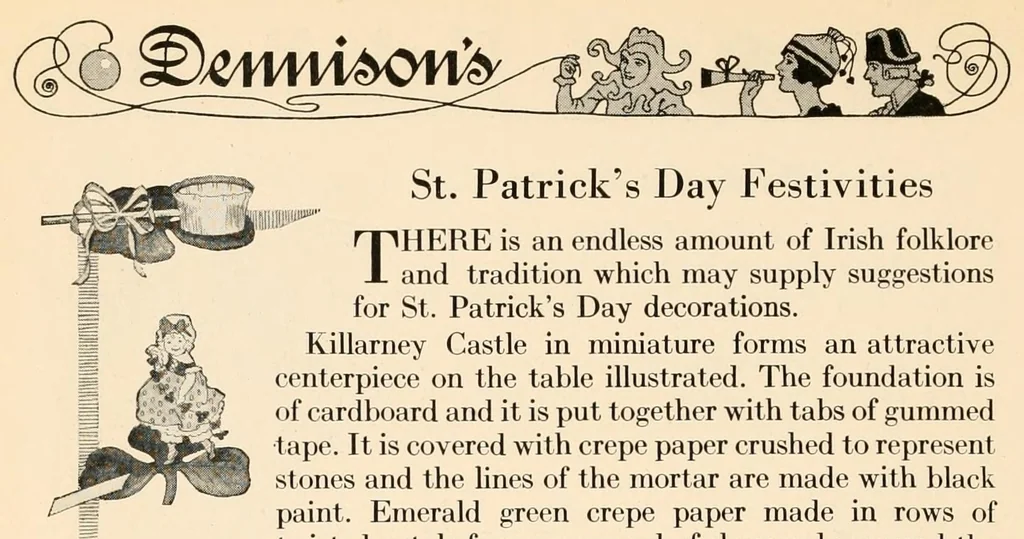 An illustration from Dennison's gala book., 1910, leaf 14