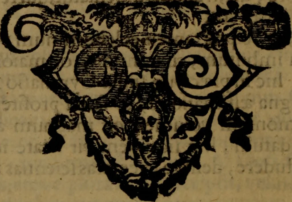An illustration from De nobilitate medici contra illius obtrectatores dialogus tripartitus : in quo rationibus, exemplis, sapientumque auctoritatibus, Sacrae Scripturae, ac utriusque juris comprobatur medicum jurisprudente esse nobiliorem ; postea de omnibus scientijs, artibus hactenus cognitis, etiam magicis compendiosus habetur tractatus ..., 1605, leaf 117