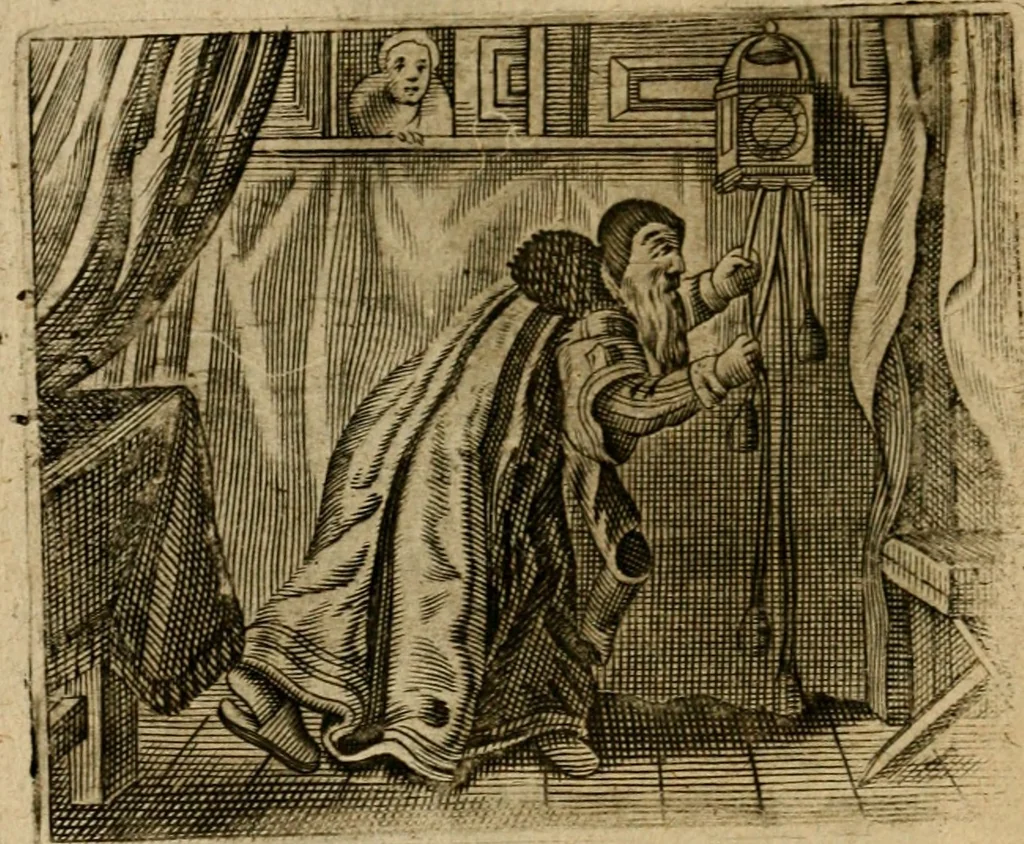 An illustration from Spiegel van den ouden ende nieuwen-tijt : bestaende uyt spreeck-woorden, ontleent van de voorige ende jegenwoordige eeuwe, verlustigt door menichte van sinne-beelden, met gedichten en prenten daer op passende, 1648, leaf 101