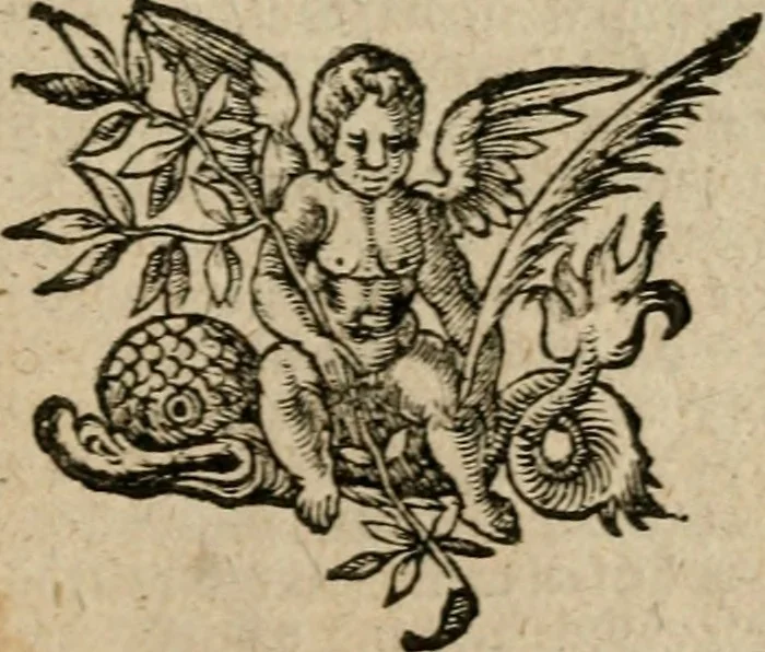 An illustration from Spiegel van den ouden ende nieuwen-tijt : bestaende uyt spreeck-woorden, ontleent van de voorige ende jegenwoordige eeuwe, verlustigt door menichte van sinne-beelden, met gedichten en prenten daer op passende, 1648, leaf 254