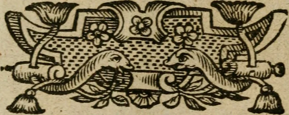 An illustration from Spiegel van den ouden ende nieuwen-tijt : bestaende uyt spreeck-woorden, ontleent van de voorige ende jegenwoordige eeuwe, verlustigt door menichte van sinne-beelden, met gedichten en prenten daer op passende, 1648, leaf 8