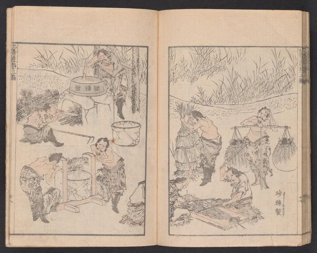 An illustration from Denshin kaishu Hokusai manga, 1828, leaf 29