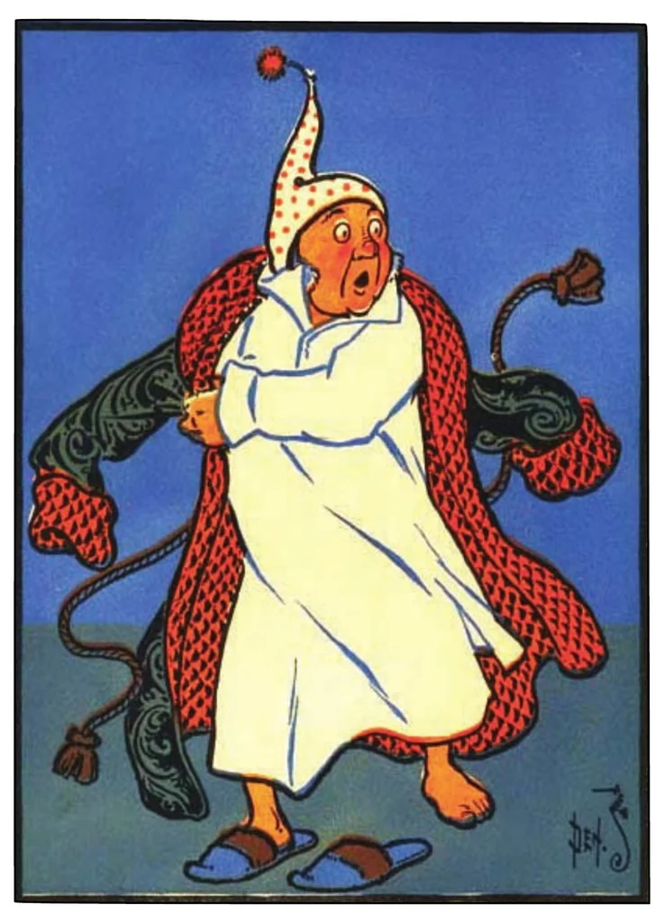 An illustration from Denslow's Night Before Christmas - Gunston Classicspdf, 1902, leaf 16