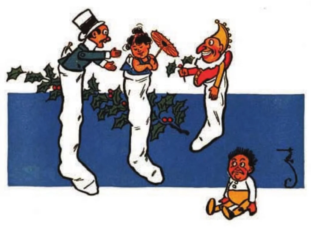 An illustration from Denslow's Night Before Christmas - Gunston Classicspdf, 1902, leaf 45