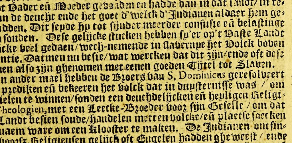 An illustration from Den spiegel der Spaensche tyrannye, gheschiet in West-Indien. : VVaer in te sien is de onmenschelijcke wreede feyten der Spangiaerden ..., 1620, leaf 185