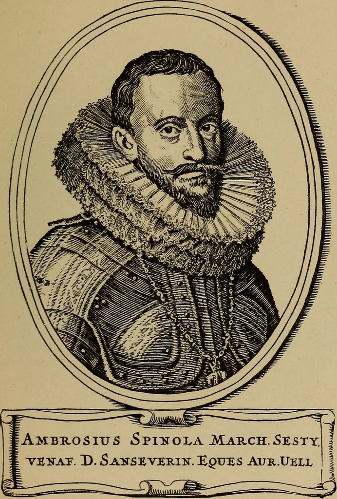An illustration from Dentelles et guipures : anciennes et modernes, imitations ou copies. Varieté des genres et des points. 52 portraits documentaires, 249 échantillons de dentelles, collerettes, fraises, manchettes, rabats, etc., 1904, leaf 47