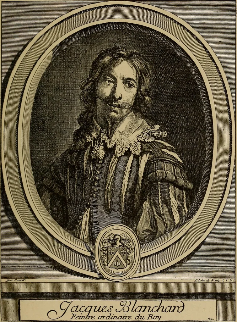 An illustration from Dentelles et guipures : anciennes et modernes, imitations ou copies. Varieté des genres et des points. 52 portraits documentaires, 249 échantillons de dentelles, collerettes, fraises, manchettes, rabats, etc., 1904, leaf 71