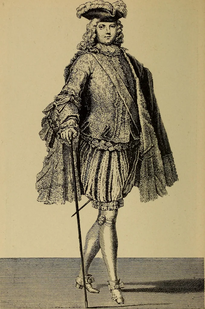 An illustration from Dentelles et guipures : anciennes et modernes, imitations ou copies. Varieté des genres et des points. 52 portraits documentaires, 249 échantillons de dentelles, collerettes, fraises, manchettes, rabats, etc., 1904, leaf 92