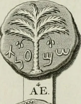 An illustration from De numis hebraeo-samaritanis, 1781, leaf 169