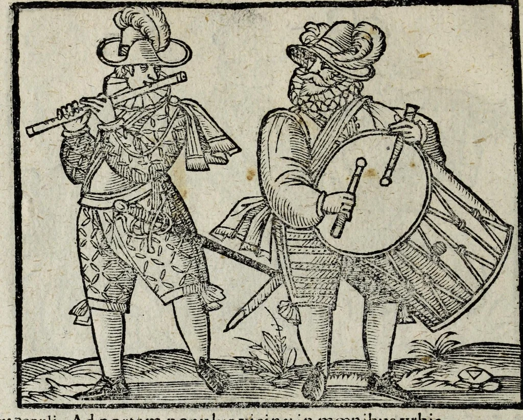 An illustration from De nuptiis illustris ac generosi Domini, Dom. Iohannis Georgii, Comitis a Zollern, serenissimi vtriusque Bauariae Ducis, Maxaemiliani consiliarij, &c. illustris & generosi Domini, Dom. Italo Friderici, Comitis à Zollern, Sigmaringen & Veringen, Domini in Haigerloch & Wehrstain, Romani Imperij Cubicularij haereditarij, Sacrae Caes. Maiestatis consiliarij intimi, &c. filii vnicè dilecti, Dominorum suorum clementissimorum, cum illustri et generosa Domina, Do. Francisca, illustris & generosi Domini, Dom. Friderici Vvild, Comitis in Thaumb & Kyrburg, Comitis Rheinensis in Stain, Comitis à Salm, & Domini in Vinstingen, &c. filia : celebratis Hechingae XI. Octobris, anno salutis M. D. IIC. libri septem : versu heroico, 1601, leaf 136