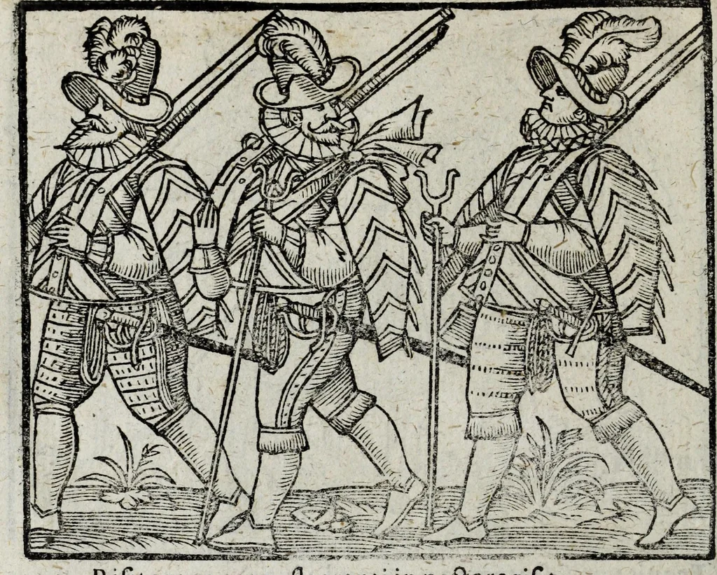 An illustration from De nuptiis illustris ac generosi Domini, Dom. Iohannis Georgii, Comitis a Zollern, serenissimi vtriusque Bauariae Ducis, Maxaemiliani consiliarij, &c. illustris & generosi Domini, Dom. Italo Friderici, Comitis à Zollern, Sigmaringen & Veringen, Domini in Haigerloch & Wehrstain, Romani Imperij Cubicularij haereditarij, Sacrae Caes. Maiestatis consiliarij intimi, &c. filii vnicè dilecti, Dominorum suorum clementissimorum, cum illustri et generosa Domina, Do. Francisca, illustris & generosi Domini, Dom. Friderici Vvild, Comitis in Thaumb & Kyrburg, Comitis Rheinensis in Stain, Comitis à Salm, & Domini in Vinstingen, &c. filia : celebratis Hechingae XI. Octobris, anno salutis M. D. IIC. libri septem : versu heroico, 1601, leaf 142