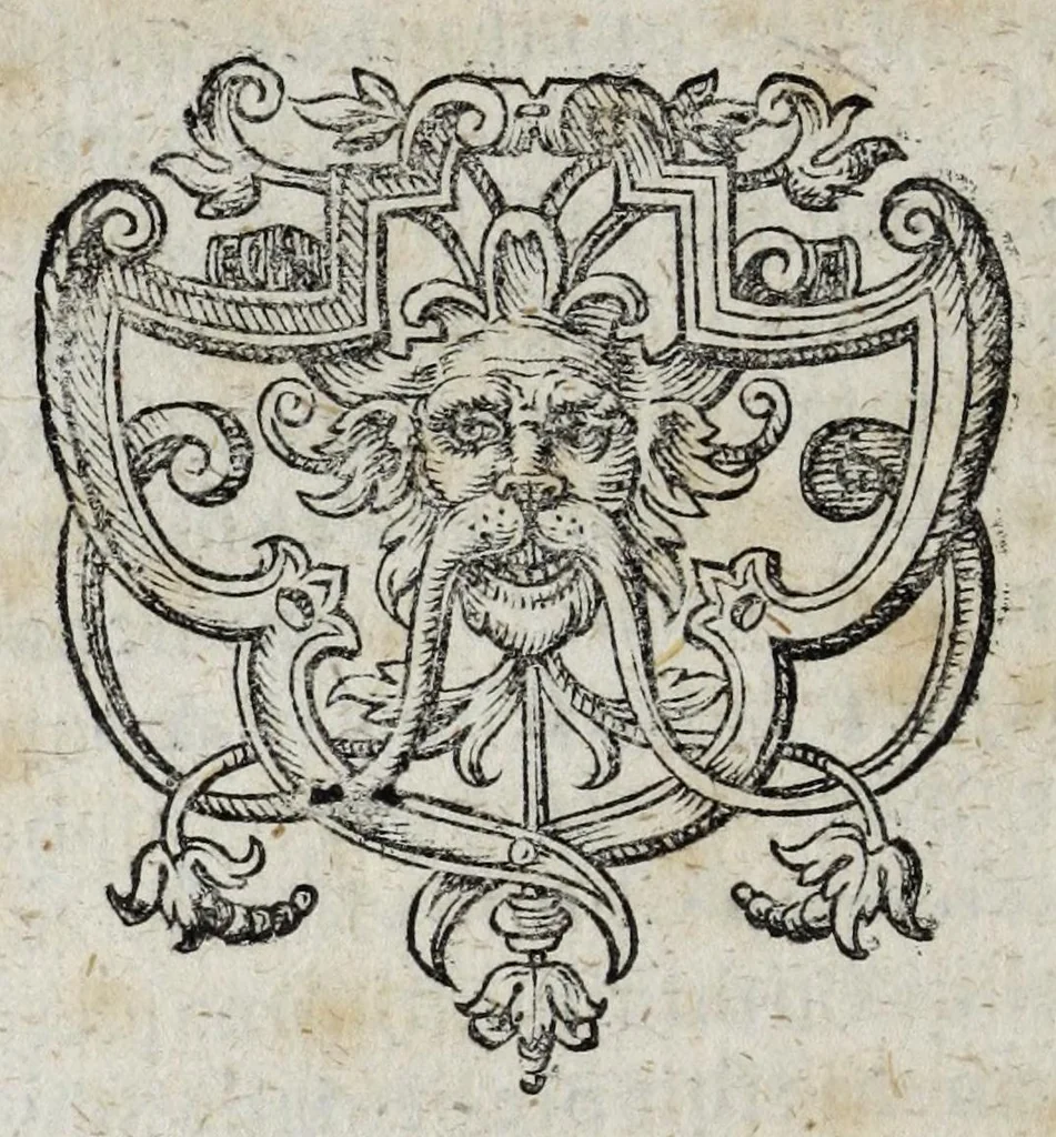An illustration from De nuptiis illustris ac generosi Domini, Dom. Iohannis Georgii, Comitis a Zollern, serenissimi vtriusque Bauariae Ducis, Maxaemiliani consiliarij, &c. illustris & generosi Domini, Dom. Italo Friderici, Comitis à Zollern, Sigmaringen & Veringen, Domini in Haigerloch & Wehrstain, Romani Imperij Cubicularij haereditarij, Sacrae Caes. Maiestatis consiliarij intimi, &c. filii vnicè dilecti, Dominorum suorum clementissimorum, cum illustri et generosa Domina, Do. Francisca, illustris & generosi Domini, Dom. Friderici Vvild, Comitis in Thaumb & Kyrburg, Comitis Rheinensis in Stain, Comitis à Salm, & Domini in Vinstingen, &c. filia : celebratis Hechingae XI. Octobris, anno salutis M. D. IIC. libri septem : versu heroico, 1601, leaf 98