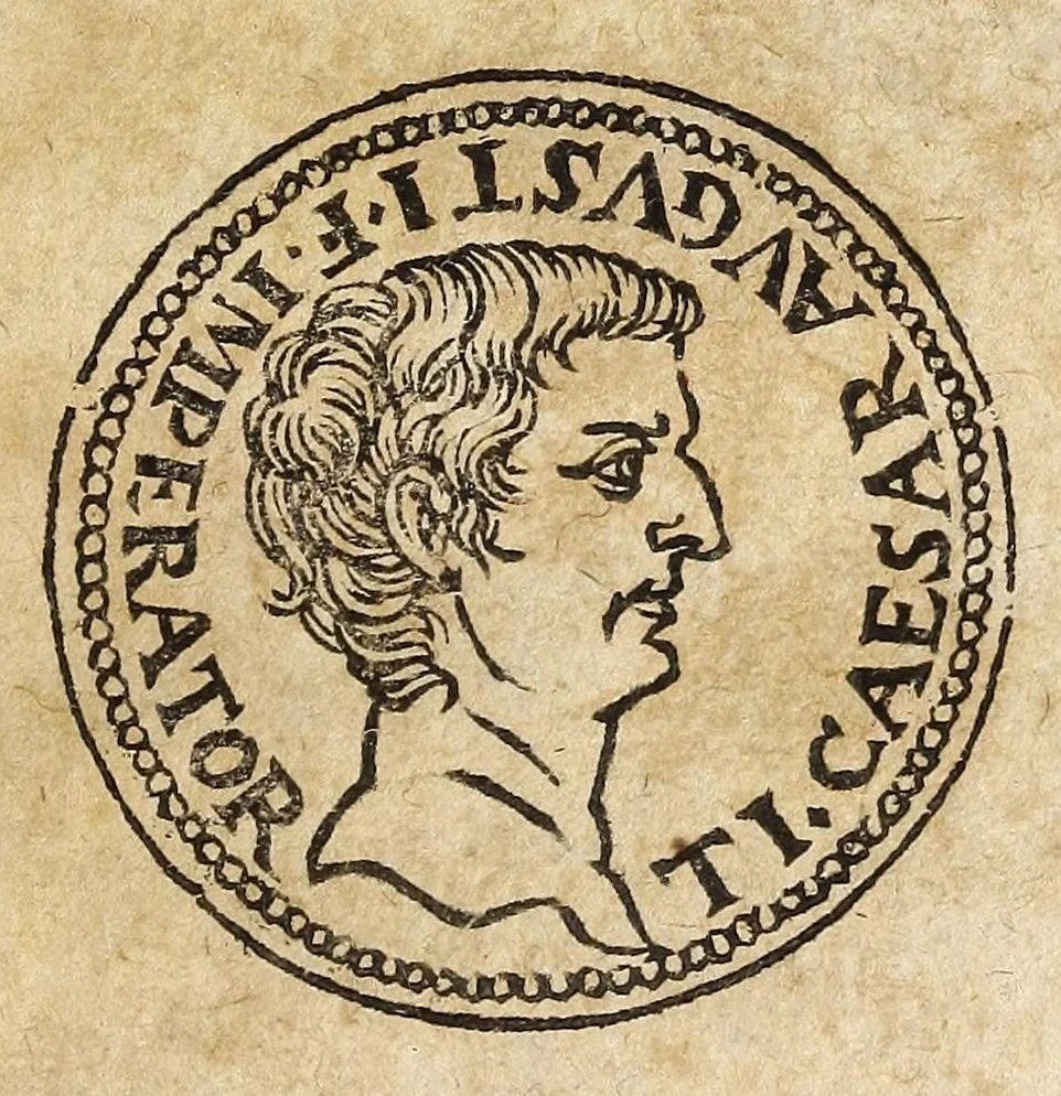 An illustration from De nvmismate censvs, a Pharisaeis in qvaestionem vocato : dissertatio theologistorica Marqvardi Freheri .., 1599, leaf 3