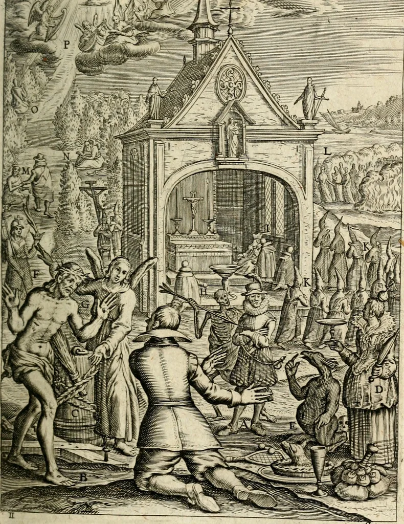An illustration from Den wech des eeuwich levens, 1622, leaf 126
