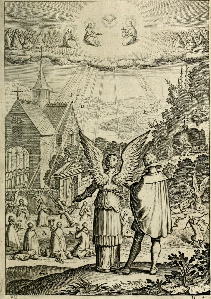 An illustration from Den wech des eeuwich levens, 1622, leaf 522