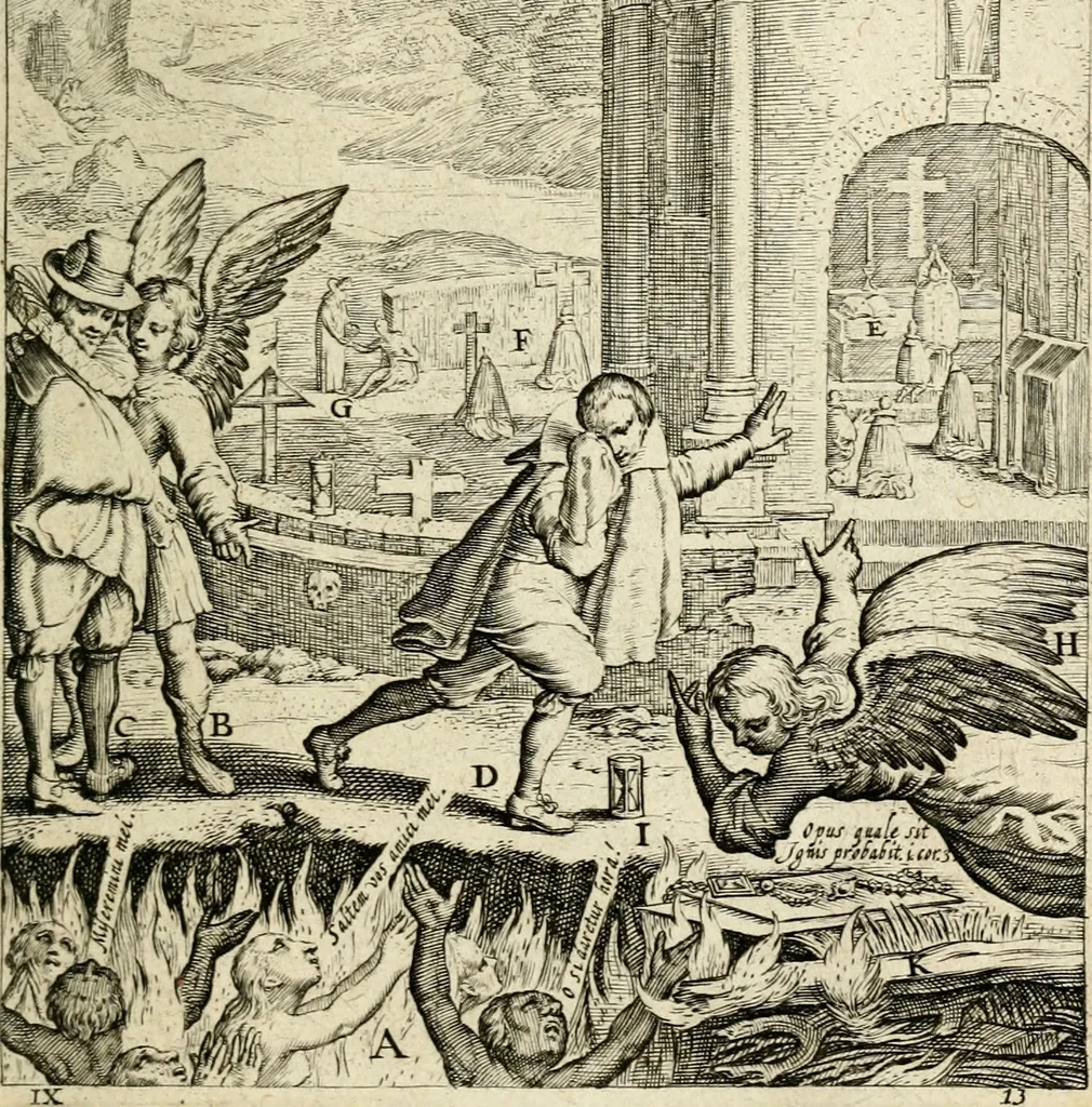 An illustration from Den wech des eeuwich levens, 1622, leaf 564