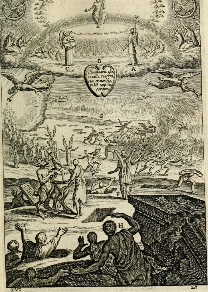 An illustration from Den wech des eeuwich levens, 1622, leaf 634