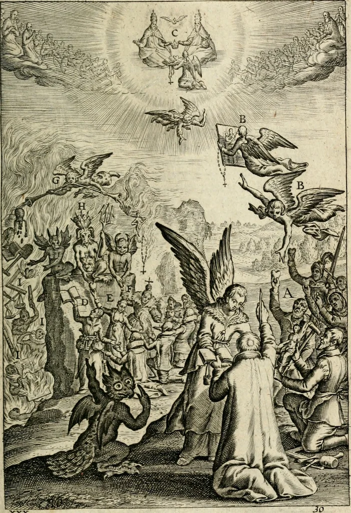 An illustration from Den wech des eeuwich levens, 1622, leaf 812