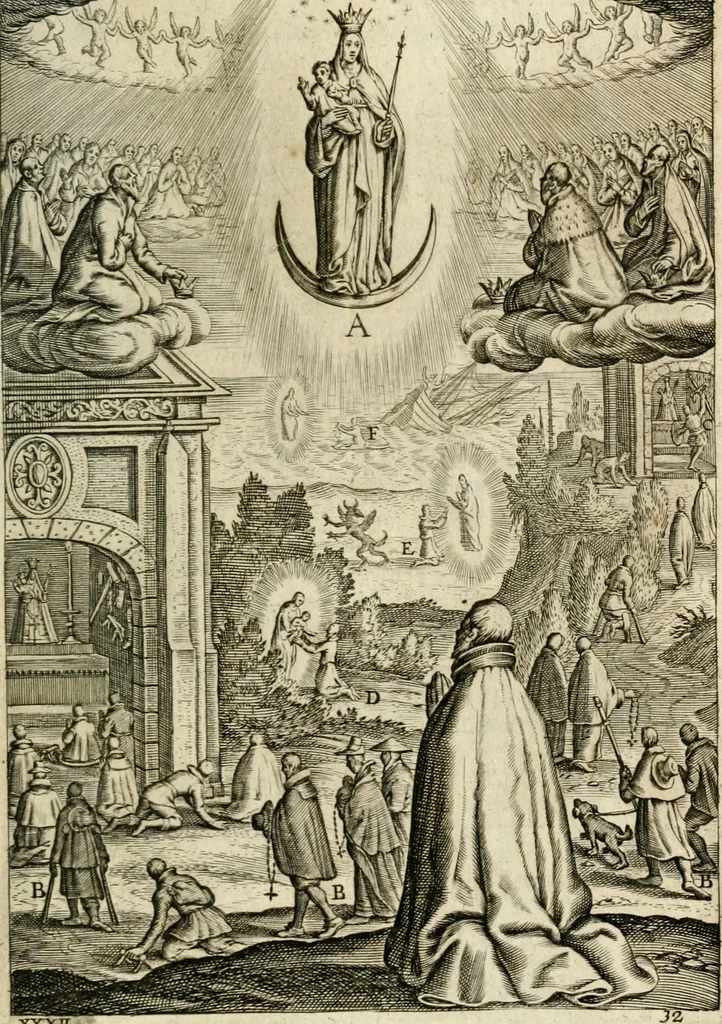An illustration from Den wech des eeuwich levens, 1622, leaf 922