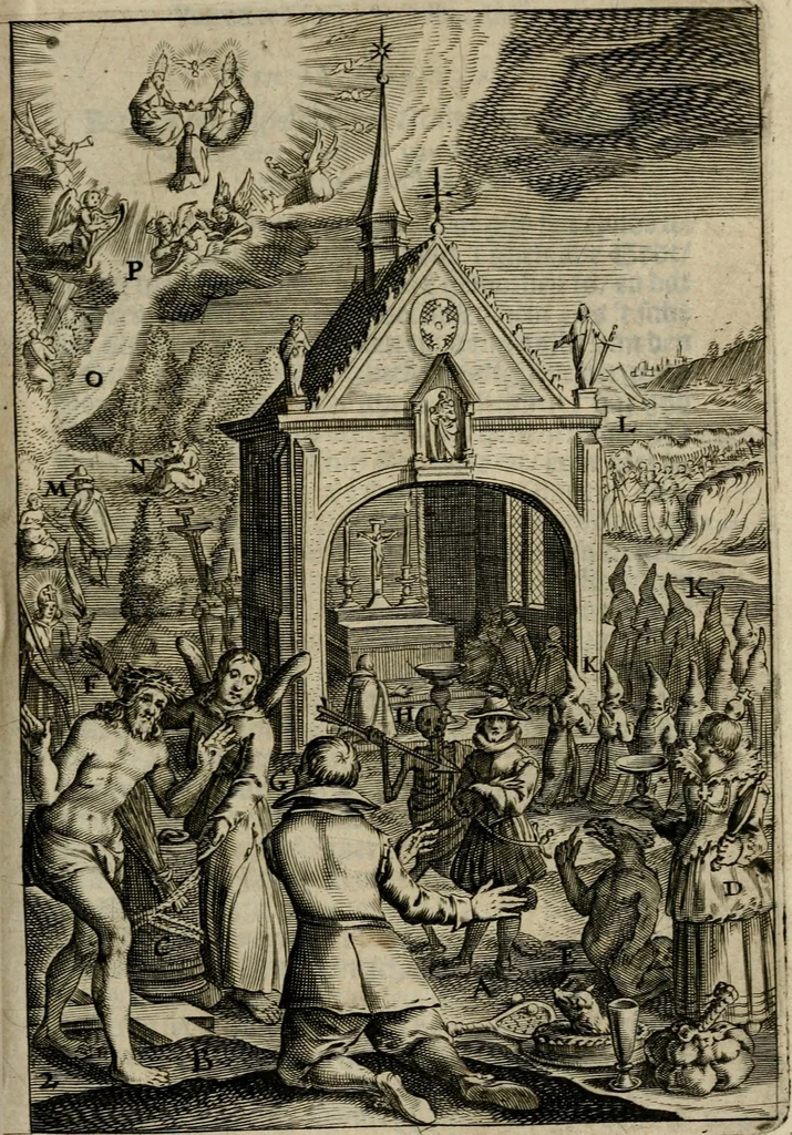 An illustration from Den wech des eeuwich levens, 1649, leaf 122