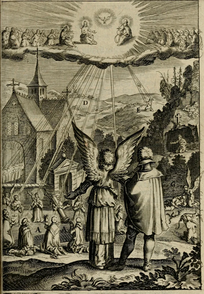 An illustration from Den wech des eeuwich levens, 1649, leaf 310