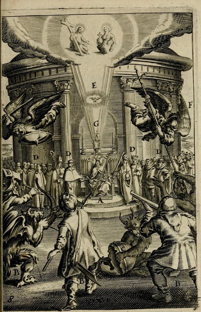 An illustration from Den wech des eeuwich levens, 1649, leaf 320