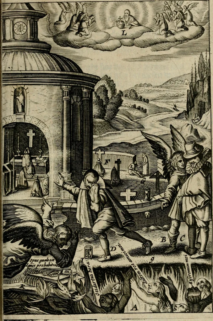 An illustration from Den wech des eeuwich levens, 1649, leaf 330