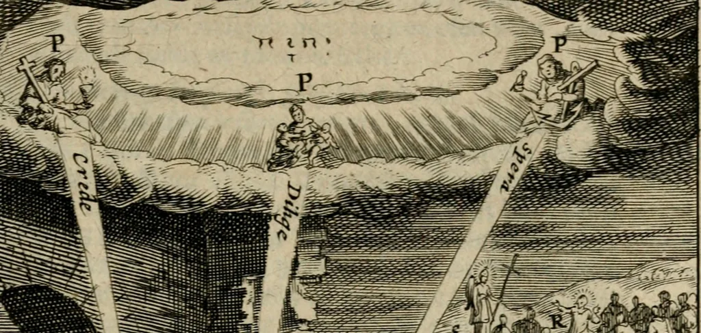 An illustration from Den wech des eeuwich levens, 1649, leaf 530