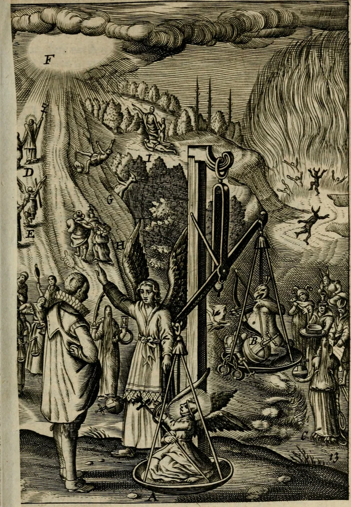An illustration from Den wech des eeuwich levens, 1649, leaf 572