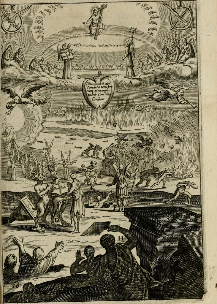 An illustration from Den wech des eeuwich levens, 1649, leaf 602