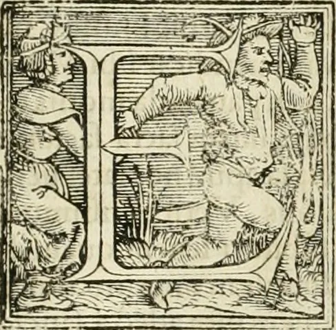 An illustration from De orbis terrae concordia libri quatuor : multiiuga eruditione ac pietate referti, quibus nihil hoc tam perturbato rerum statu uel utilius, uel accommodatius potuisse in publicum edi, quiuis aequus lector iudicabit, 1544, leaf 12