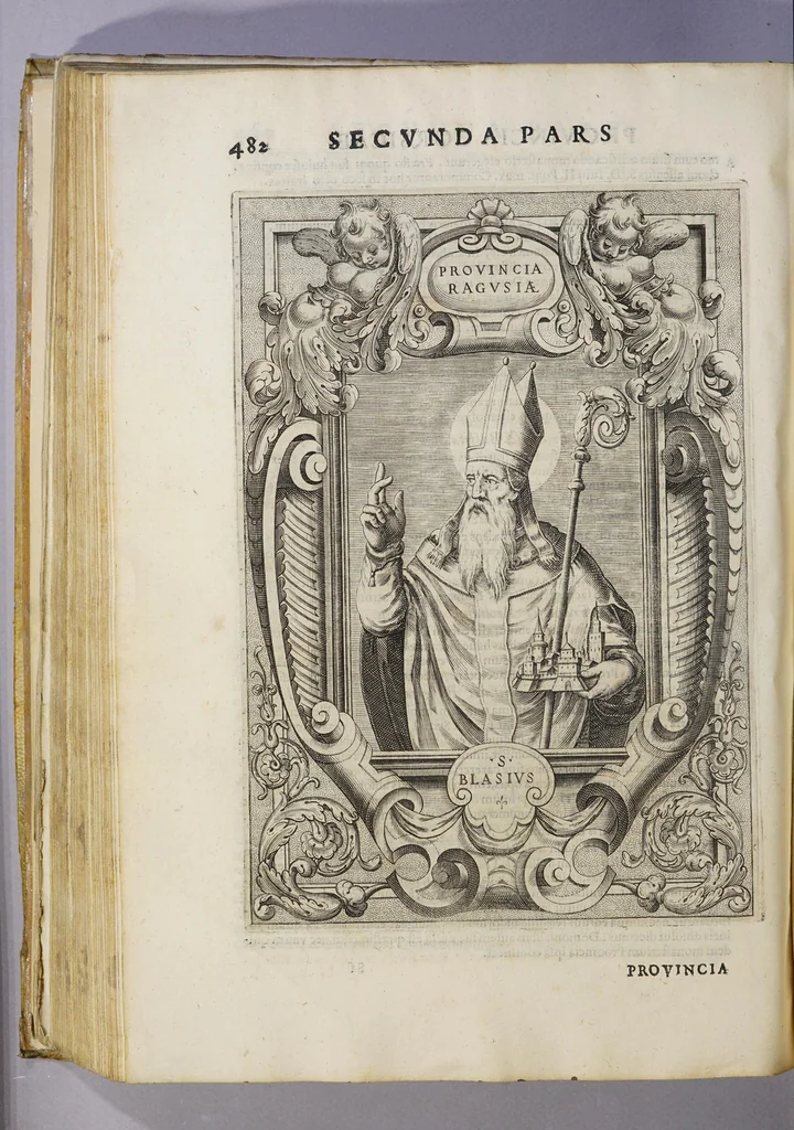 An illustration from De origine seraphicae religionis Fra[n]ciscanae eiusq[ue] progressibus, : de Regularis Obserua[n]ciae institutione, forma administrationis ac legibus admirabiliq[ue] eius propagatione., 1587, leaf 496