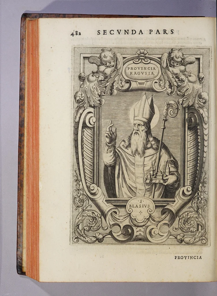 An illustration from De origine seraphicae religionis Fra[n]ciscanae eiusq[ue] progressibus, : de Regularis Obserua[n]ciae institutione, forma administrationis ac legibus admirabiliq[ue] eius propagatione., 1587, leaf 492