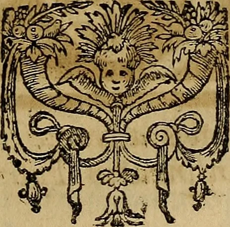 An illustration from Historia deorum fatidicorum, vatum, sibyllarum, phoebadum, apud priscos illustrium : cum eorum iconibus : praeposita est disertatio de divinatione et oraculis, 1675, leaf 64