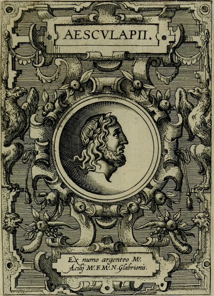 An illustration from Deorvm dearvmqve capita : ex vetustis numismatibus in gratiam antiquitatis studiosorum effigiata et edita : ex museo Abrahami Ortelii, 1573, leaf 16