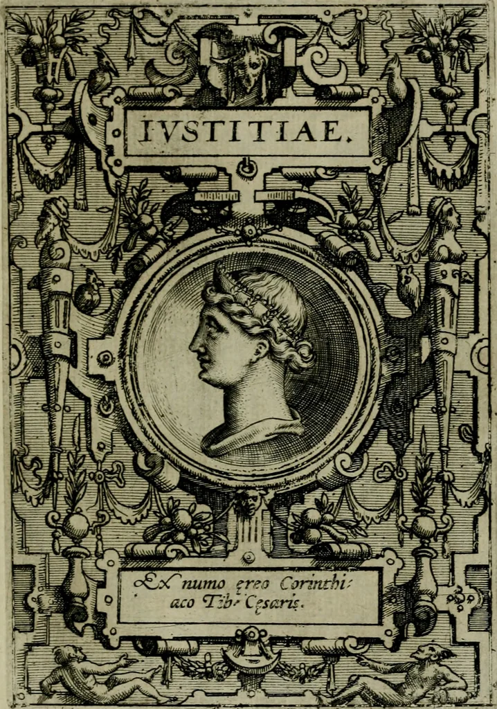 An illustration from Deorvm dearvmqve capita : ex vetustis numismatibus in gratiam antiquitatis studiosorum effigiata et edita : ex museo Abrahami Ortelii, 1573, leaf 70