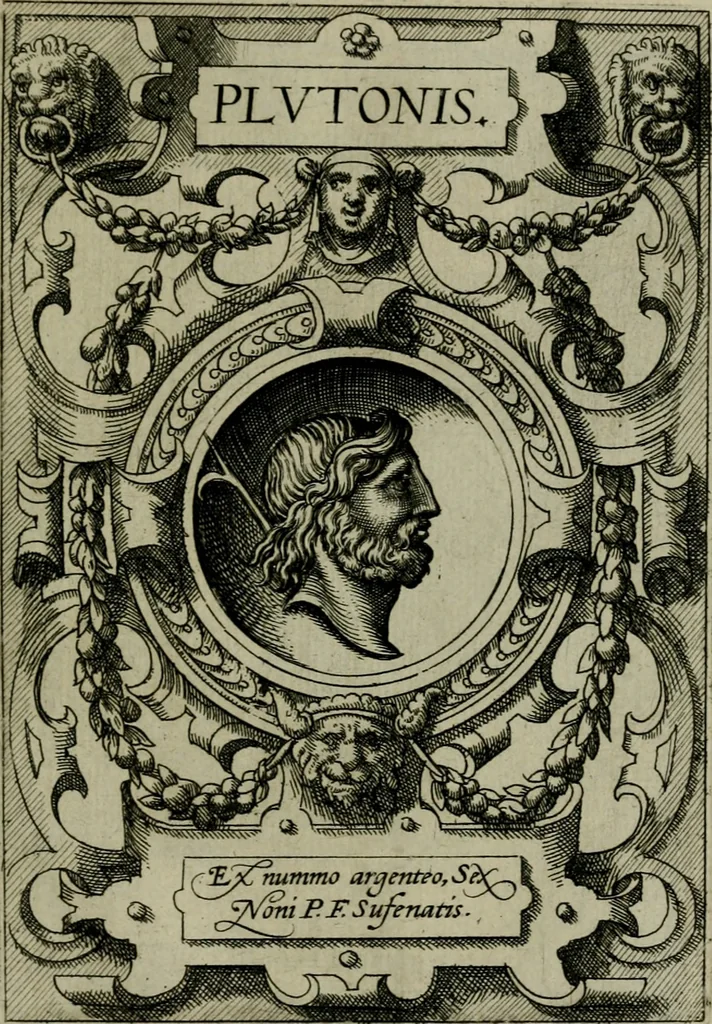 An illustration from Deorvm dearvmqve capita : ex vetustis numismatibus in gratiam antiquitatis studiosorum effigiata et edita : ex museo Abrahami Ortelii, 1573, leaf 96
