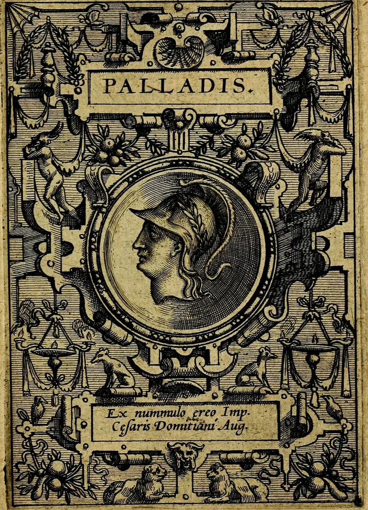 An illustration from Deorvm dearvmqve capita, ex antiquis numismatibus Abrahami Ortelii collecta et historica narratione illustrata a Francisco Sweertio, 1602, leaf 64
