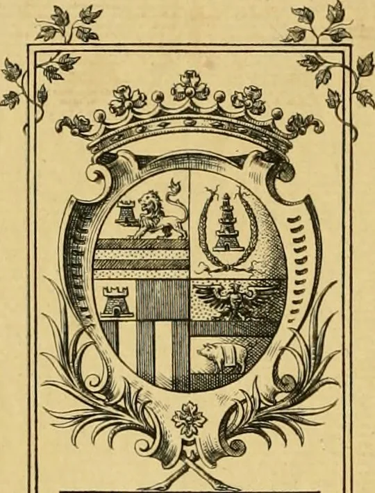 An illustration from De' palazzi reali che sono stati nella città e territorio di Pavia : dissertazione, 1771, leaf 1