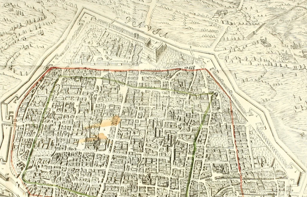 An illustration from De' palazzi reali che sono stati nella città e territorio di Pavia : dissertazione, 1771, leaf 189