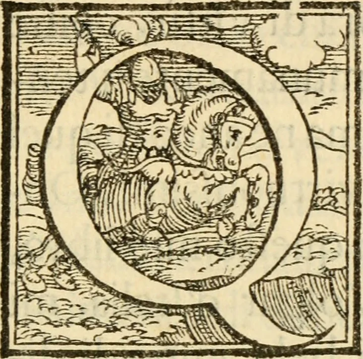 An illustration from De pesci romani, 1560, leaf 10